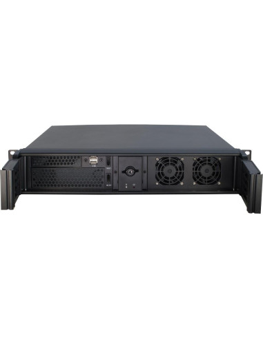 Кутия за сървър InterTech IPC 2U 2098-SK - Classic 19-quot, Rack, Mini ITX, -mu,ATX
