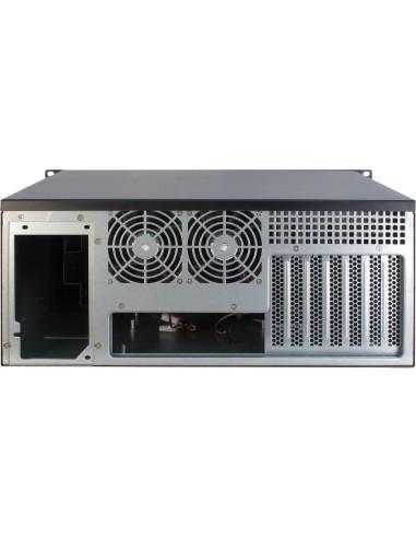 Кутия InterTech 4U-4098-S, 4U, 19-quot,, Чернa