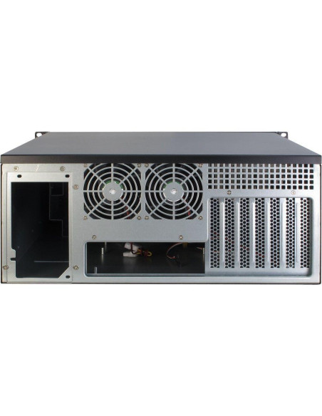 Кутия InterTech 4U-4098-S, 4U, 19-quot,, Чернa