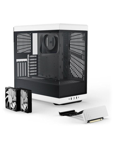 Кутия HYTE Y40 Tempered Glass, Mid-Tower, Бяло и Черно
