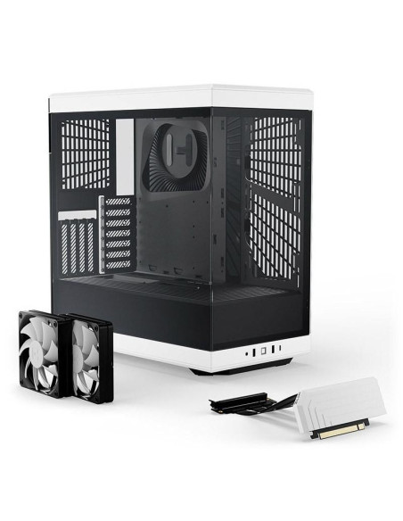 Кутия HYTE Y40 Tempered Glass, Mid-Tower, Бяло и Черно