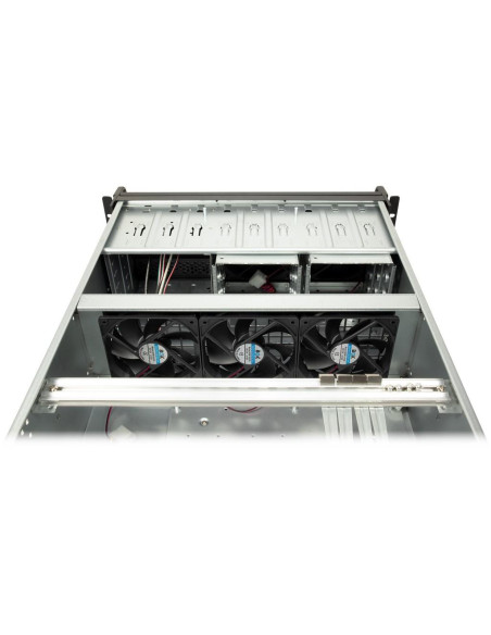 Кутия за сървър InterTech 4U-4129L - Mini ITX, mATX, -mu,ATX, ATX, SSI EEB, Чернa