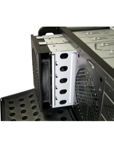 Кутия за сървър InterTech 4U-4129L - Mini ITX, mATX, -mu,ATX, ATX, SSI EEB, Чернa