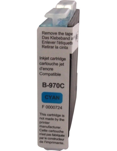 Мастилница UPRINT LC970.LC1000 BROTHER, Cyan