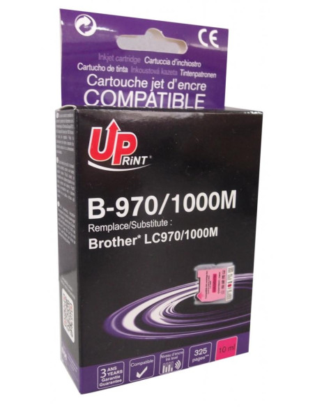 Мастилница UPRINT LC970, LC10000 BROTHER, Magenta