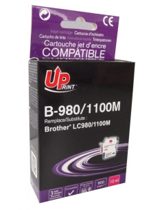Мастилница UPRINT LC980/1100 BROTHER, Magenta