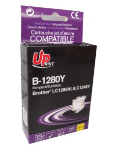 Мастилница UPRINT LC1280XL/1240 BROTHER, Yellow