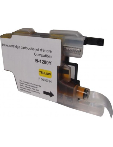 Мастилница UPRINT LC1280XL/1240 BROTHER, Yellow