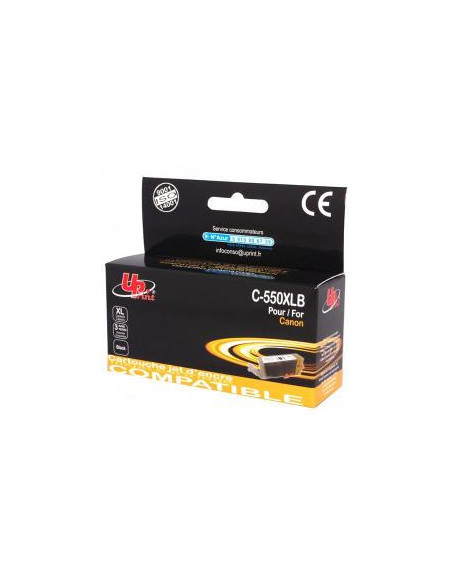Мастилница UPRINT PGI550BK XL Canon, Черен