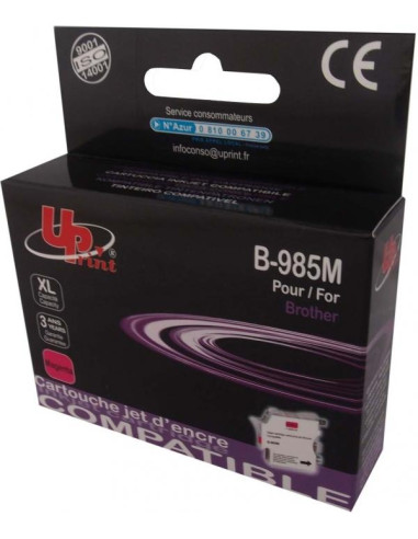 Мастилница UPRINT LC985, BROTHER, Magenta
