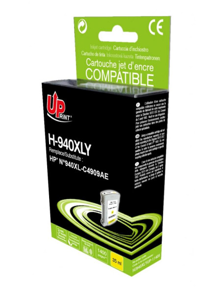 Мастилница UPRINT HP C4909 HP, Yellow