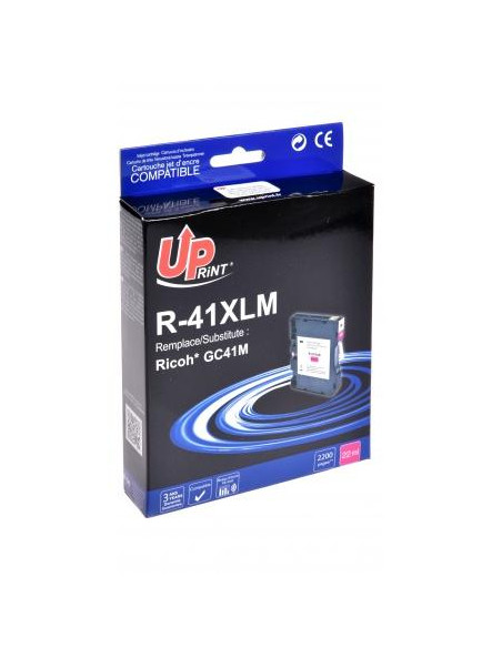 Мастило гел UPRINT GC41M, RICOH, 36ml, 2500 копия, 405763, Magenta