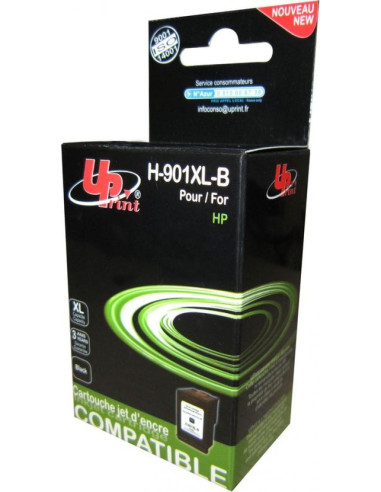 Мастилница UPRINT CC654A HP, Черен