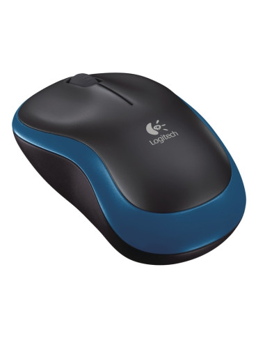 Безжична оптична мишка LOGITECH M185, Синя, USB