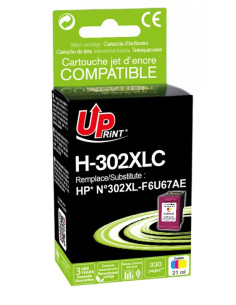 Мастилница UPRINT F6U67AE-N-deg,302XL HP, Цветна