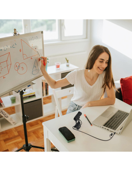 Уеб камера j5create JVU250, 4K Ultra HD, Микрофон, Автоматичен и ръчен фокус