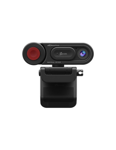 Уеб камера j5create JVU250, 4K Ultra HD, Микрофон, Автоматичен и ръчен фокус