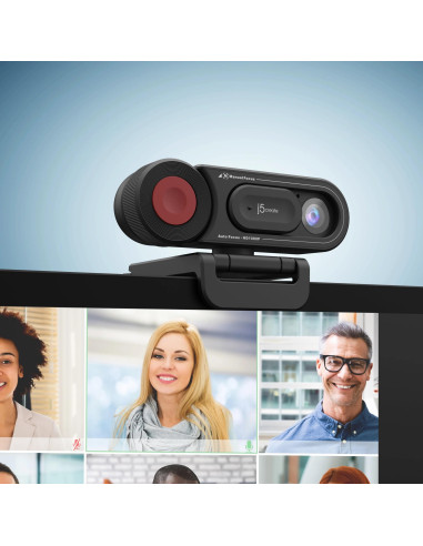 Уеб камера j5create JVU250, 4K Ultra HD, Микрофон, Автоматичен и ръчен фокус