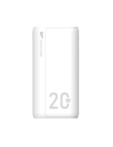 Външна батерия Silicon Power QS15, 20000 mAh, Бял