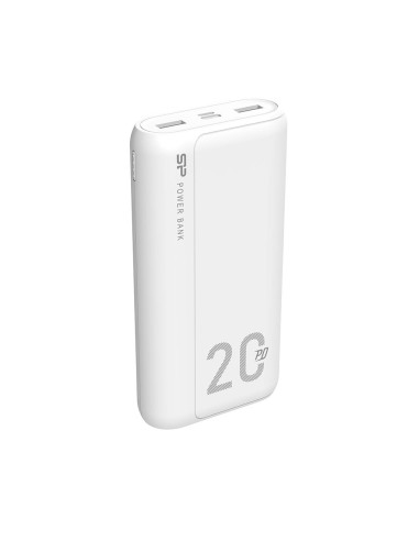 Външна батерия Silicon Power QS15, 20000 mAh, Бял