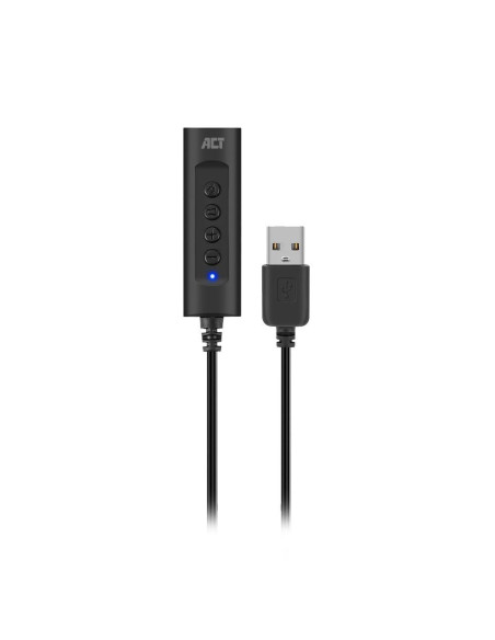 Звукова карта Ewent AC9360, 2.0, USB, 3.5 mm, Черна