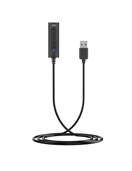 Звукова карта Ewent AC9360, 2.0, USB, 3.5 mm, Черна