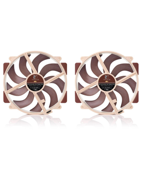 Комплект вентилатори Noctua NF-A14x25r G2 PWM Sx2-PP, 2 x Fan 140mm