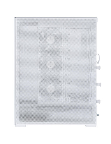 Кутия Lian-Li SUP01W Mid-Tower, Tempered Glass, Бяло