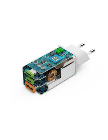 HAMA Бързо мини зарядно, 65W, GaN, PD, 201996