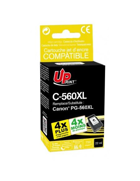 Мастилница UPRINT, CANON PG-560XL, Черен