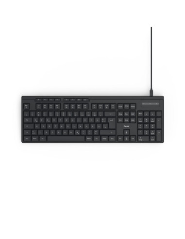 HAMA Жична клавиатура CK-200, кирилизирана, USB-A, USB-C, мулт.бутони