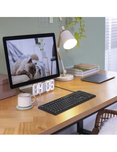 HAMA Жична клавиатура CK-200, кирилизирана, USB-A, USB-C, мулт.бутони