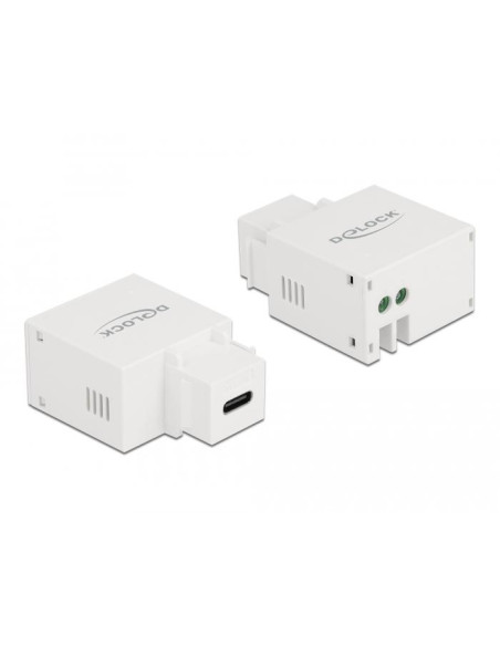 Модул Delock, USB-C порт за зареждане, За монтаж на панел Keystone