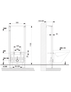 Структура за биде LIV (7030452911)