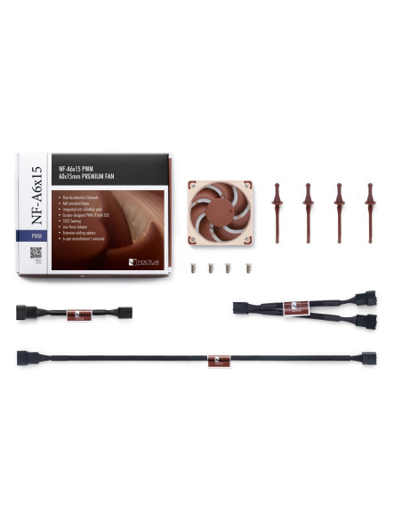 Вентилатор Noctua NF-A6x15 PWM, 60 x 60 x 15 mm