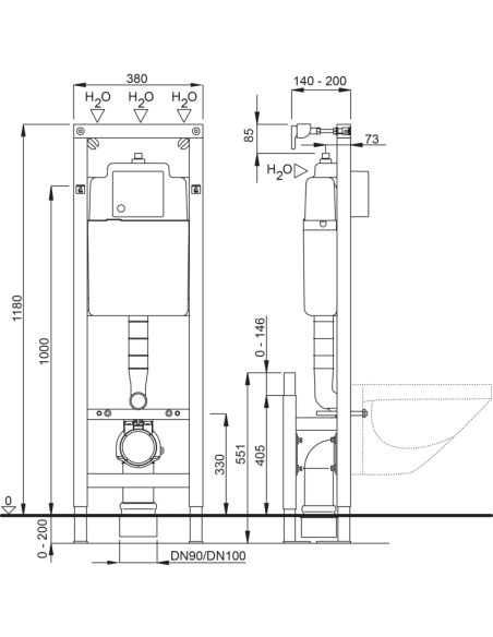 Структура за подов монтаж /8050452731/