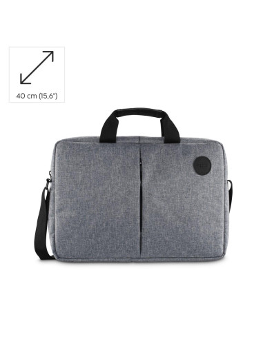 Чанта за лаптоп Hama -quot,Genua-quot,, до 40 см (15.6-quot,), сива