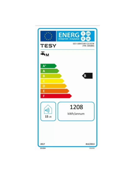 Електрически бойлер TESY ModEco Cloud- с WIFI  управление 100л. 2400W, вертикален