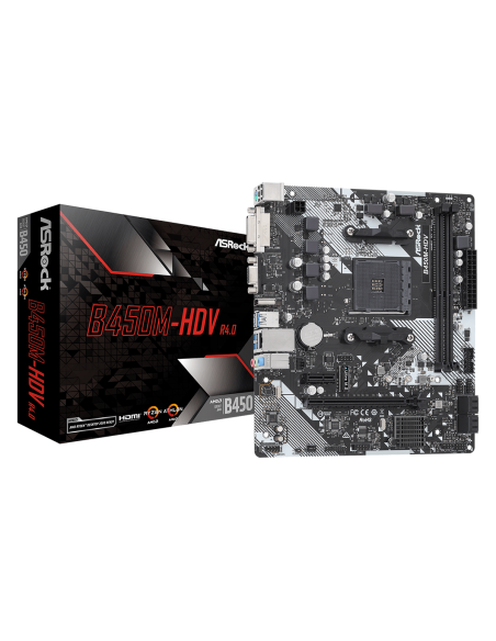 Дънна платка ASROCK B450M-HDV R4.0