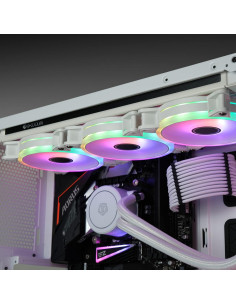 Комплект вентилатори EZDIY-FAB Moonlight White RGB PWM 120mm - 6 Pack 2