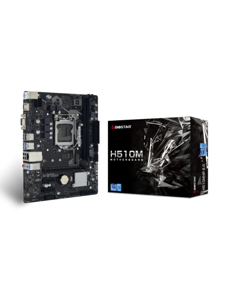 Дънна платка BIOSTAR H510MHP 2.0, LGA1200, DDR4, mATX