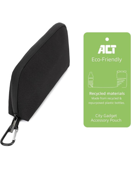 Органайзер за пътуване, ACT City Accessory, 24 х 5,50 х 14 см, 7 отделения, Черна