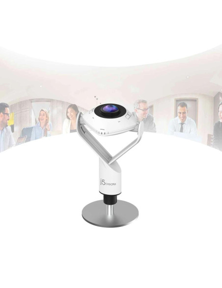 Уеб камера j5create JVCU360 All Around UltraHD,1080p, микрофон, USB, 360-deg,
