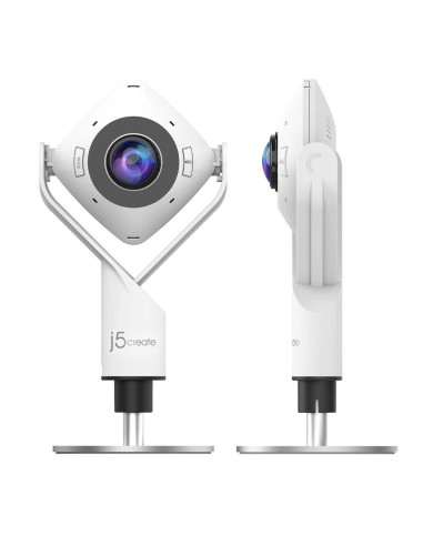 Уеб камера j5create JVCU360 All Around UltraHD,1080p, микрофон, USB, 360-deg,
