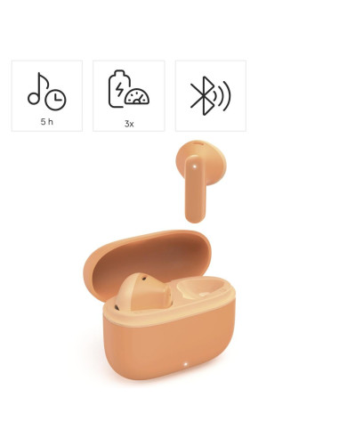 Hama Блутут слушалки -quot,Freedom Light II-quot,, Bluetooth, TWS, Оранжев