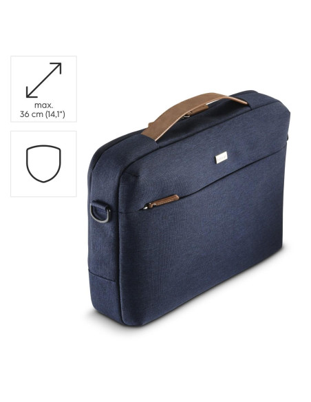 HAMA Чанта за лаптоп -quot,Casual-quot,, от 34 до 36 cm (13.3-quot, - 14.1-quot,), Син