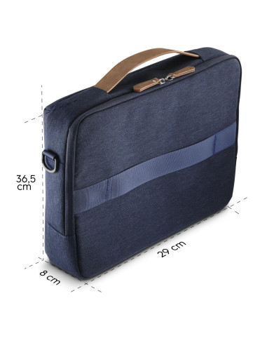 HAMA Чанта за лаптоп -quot,Casual-quot,, от 34 до 36 cm (13.3-quot, - 14.1-quot,), Син