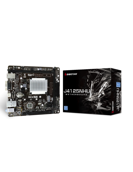 Дънна платка Biostar J4125NHU, Intel-reg, Quad-Core Processor J4125, mATX, 2x DIMM DD4