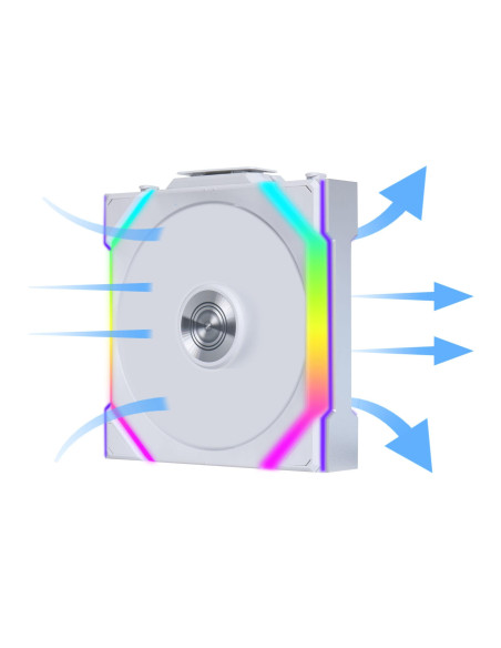 Вентилатор Lian Li UNI FAN SL Wireless ARGB PWM - 120 mm Бял