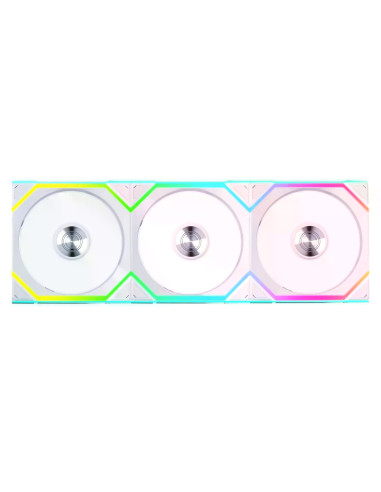 Вентилатори 3бр Lian Li UNI FAN SL Wireless ARGB PWM - 120 mm Бели + Контролер